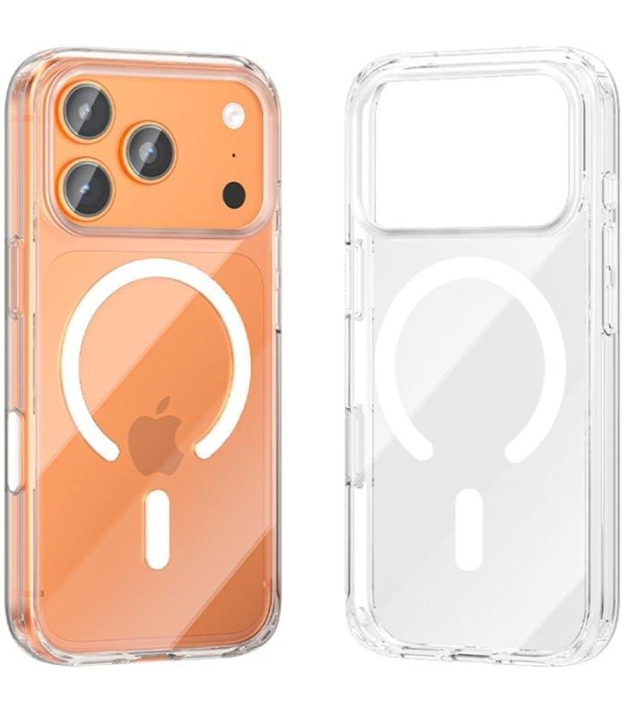 Funda Dura con Magsafe Vention Concise Impact KVBTCB-30/ Compatible con iPhone 17 Pro/ Transparente