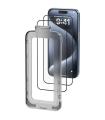 Pack de 2 Protectores de Pantalla de Cristal Templado Vention KUPTCB-20 para iPhone 16 Pro + Herramienta de Instalacin Antipolvo