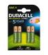 Pack De 4 Pilas AAA Duracell HR03-A  1.2V  Recargables