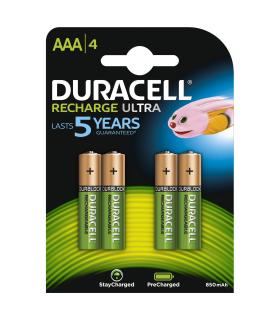 Pack De 4 Pilas AAA Duracell HR03-A  1.2V  Recargables
