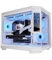 Caja Gaming Minitorre Mars Gaming MC-3TCORELCDM  Blanca