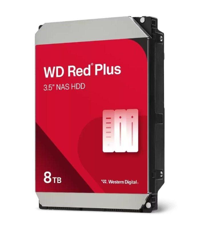 Disco Duro Western Digital WD Red Plus NAS 8TB/ 3.5\'/ SATA III/ 256MB