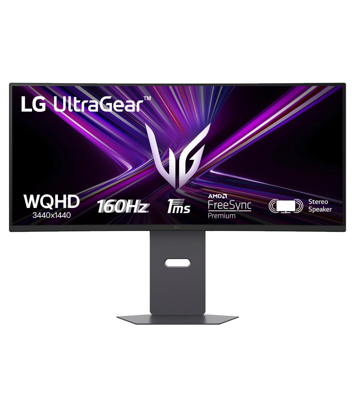 Monitor Gaming Ultraparonmico Curvo LG UltraGear 34G600A-B 34'  WQHD  Multimedia  5ms  160Hz  VA  Regulable En Altura  Negro