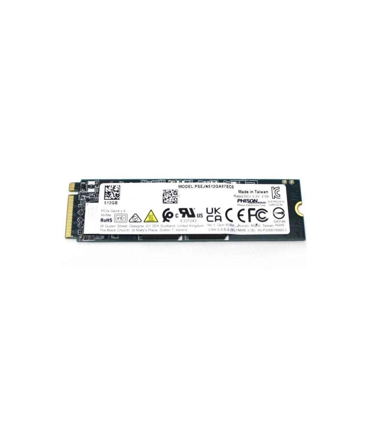 Disco SSD Phison PSENN512GA87QC0 512GB/ M.2 2280 PCIe Gen4/ Full Capacity