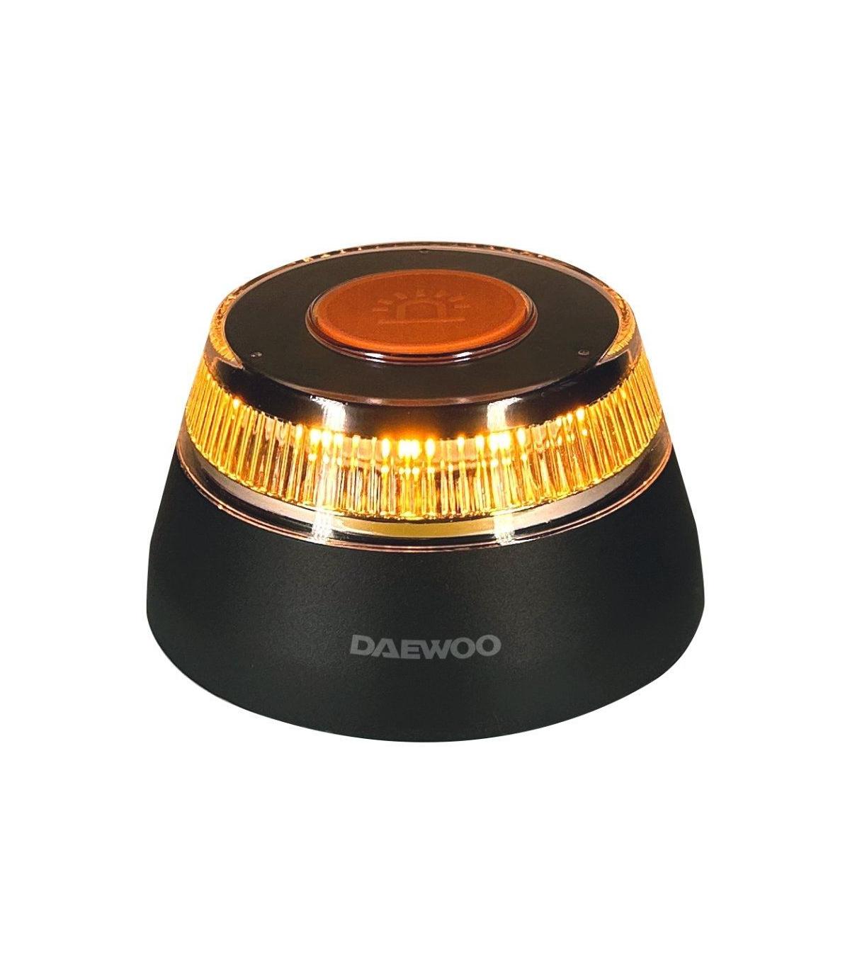 Luz baliza de emergencia para coche Daewoo DW5001 V16/ Homologada/ Base Imantada/ Geolocalizable/ Funciona a Pilas