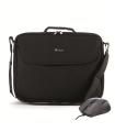 BOLSA PORTATIL  16 NGS MONRAY BUREAU KIT (BOLSA+RATON) NEGRO Y ROJO