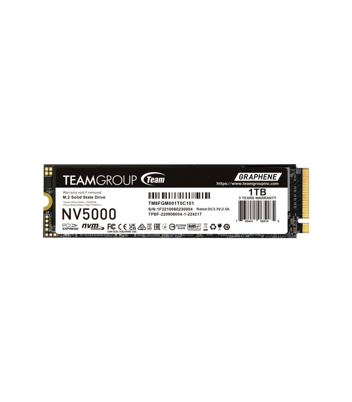 SSD TEAMGROUP NV 5000 M.2 NVMe 2280 PCI-E GEN4X4 1TB