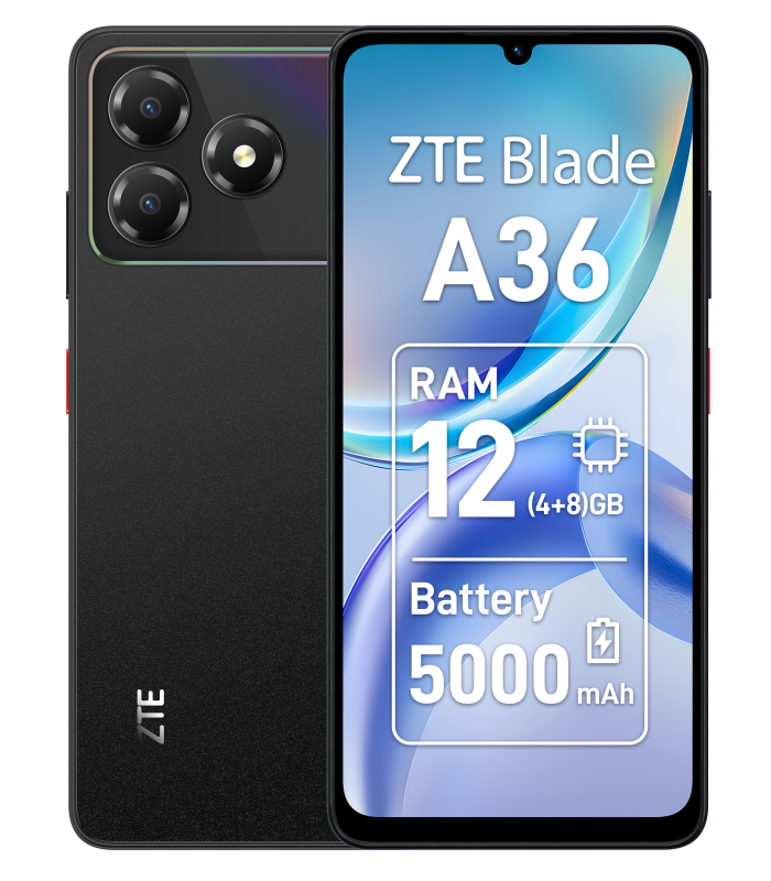 SMARTPHONE ZTE BLADE A36 4+8GB/64GB BLACK
