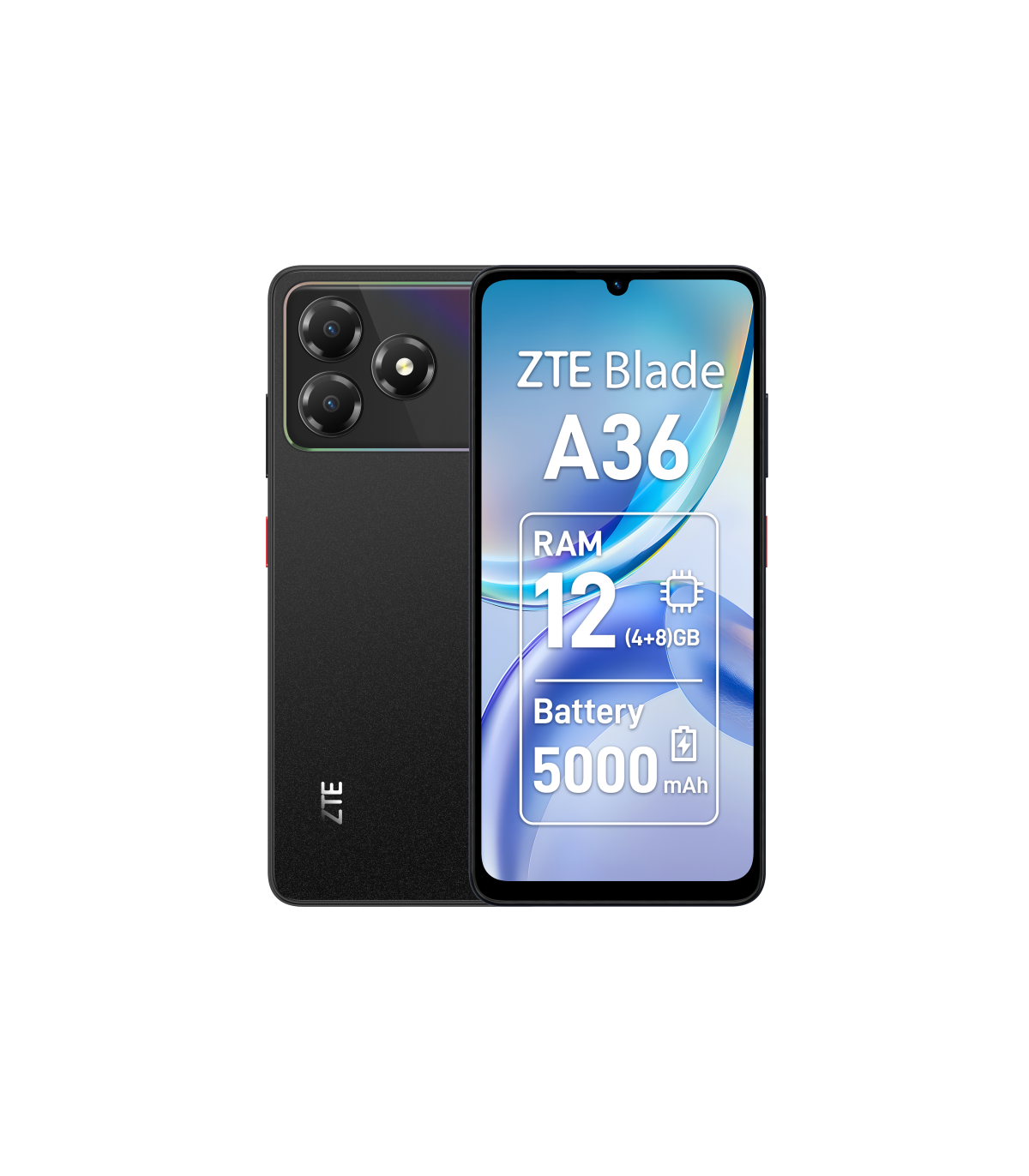 SMARTPHONE ZTE BLADE A36 4+8GB/64GB BLACK