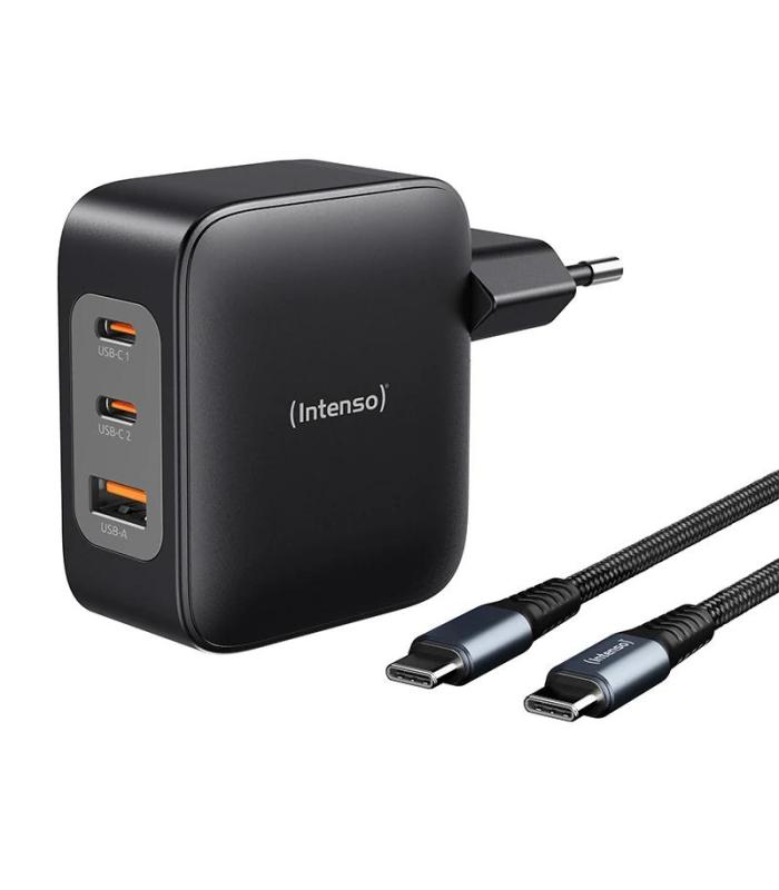 Intenso | KIT Cargador GaN W100ACC + Cable USB-C