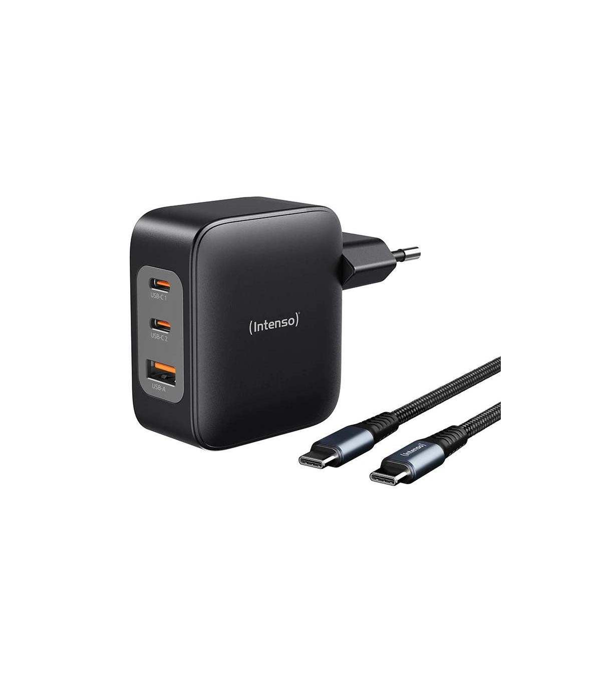 Intenso | KIT Cargador GaN W100ACC + Cable USB-C
