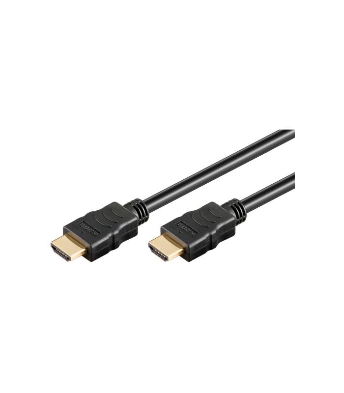 Cable series 2.0 High Speed HDMI - with Ethernet, 7,5m, Black - HDMI male type A - HDMI male type A