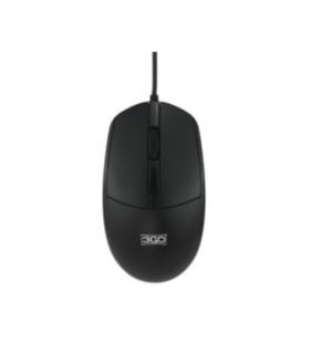 3Go MMAUS - Ratn Maus - USB - Negro - 1000dpi