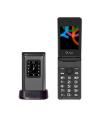 Telefono Qubo X-28BKC Negro - 2,8"+1,77" - Base