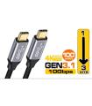 Cable USB 3.2 Gen2 C - C (thunderboldt) 100W 10 Gbps 4K 60Hz 3 metros