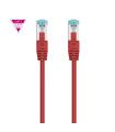 Cable De Red Latiguillo Cat.7 600MHZ LSZH SFTP PIMF AWG26, Rojo, 50 Cm