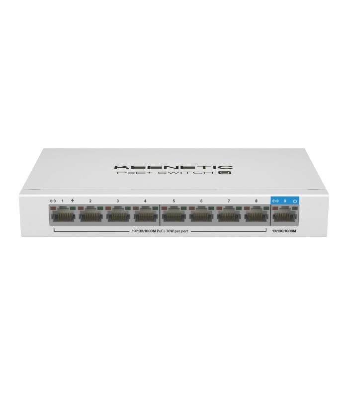 Keenetic PoE Switch 9 - Switch Switch - 9xRJ5 1Gbps (8xPoE) - 802.3af at