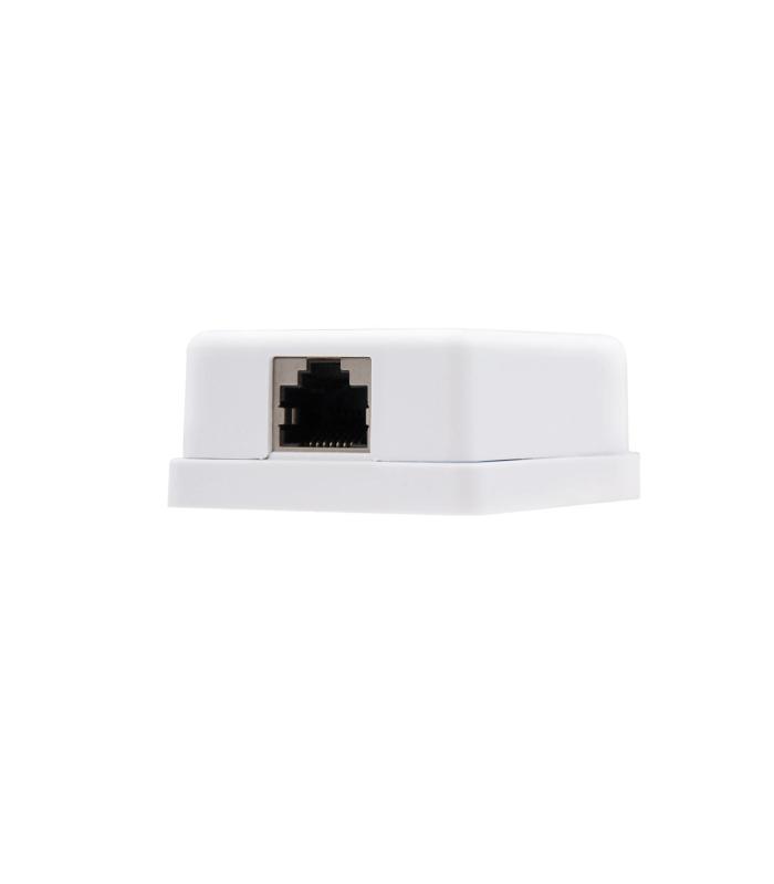 ROSETA SUPERFICIE RJ45 CAT.6 FTP 1 TOMA, BLANCO