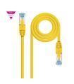 Cable De Red Latiguillo Cat.7 600MHZ LSZH SFTP PIMF AWG26, Amarillo, 1 M
