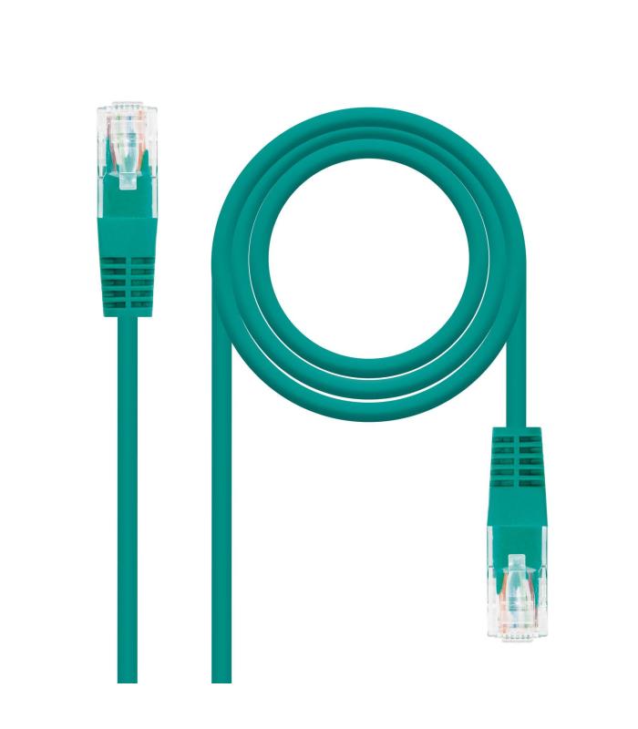 Nanocable - Cable De Red Latiguillo UTP CAT.5e De 3m - Color Verde