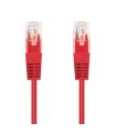 Nanocable - Cable De Red Latiguillo UTP CAT.5e De 0,5m - Color Rojo