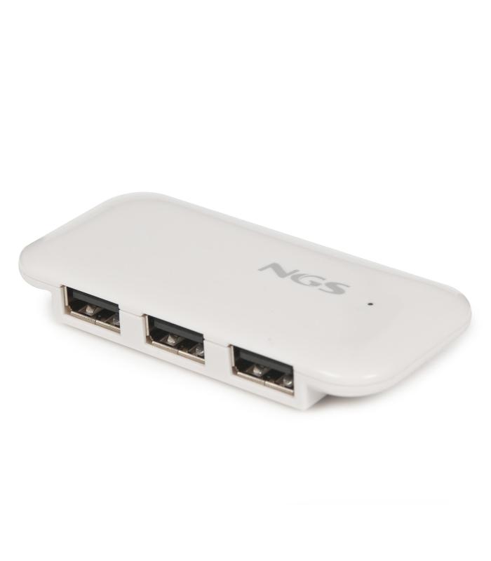 NGS IHUB4 - Hub De 4 Puertos USB 2.0 - Blanco