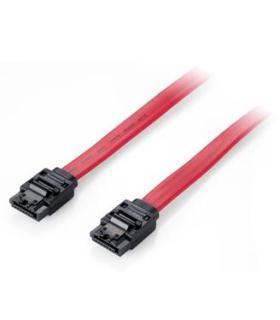 Equip - Cable SATA III - Con Clip De Seguridad - 0,5m - Rojo