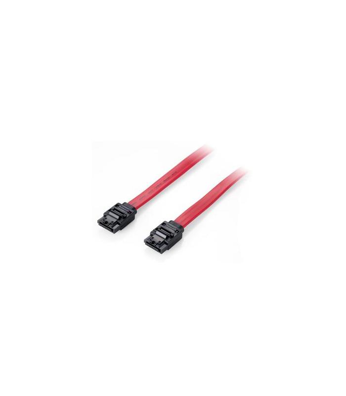 Equip - Cable SATA III - Con Clip De Seguridad - 0,5m - Rojo