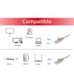 Equip - Cable De Red Latiguillo UTP Cat.6 10m - Color Gris