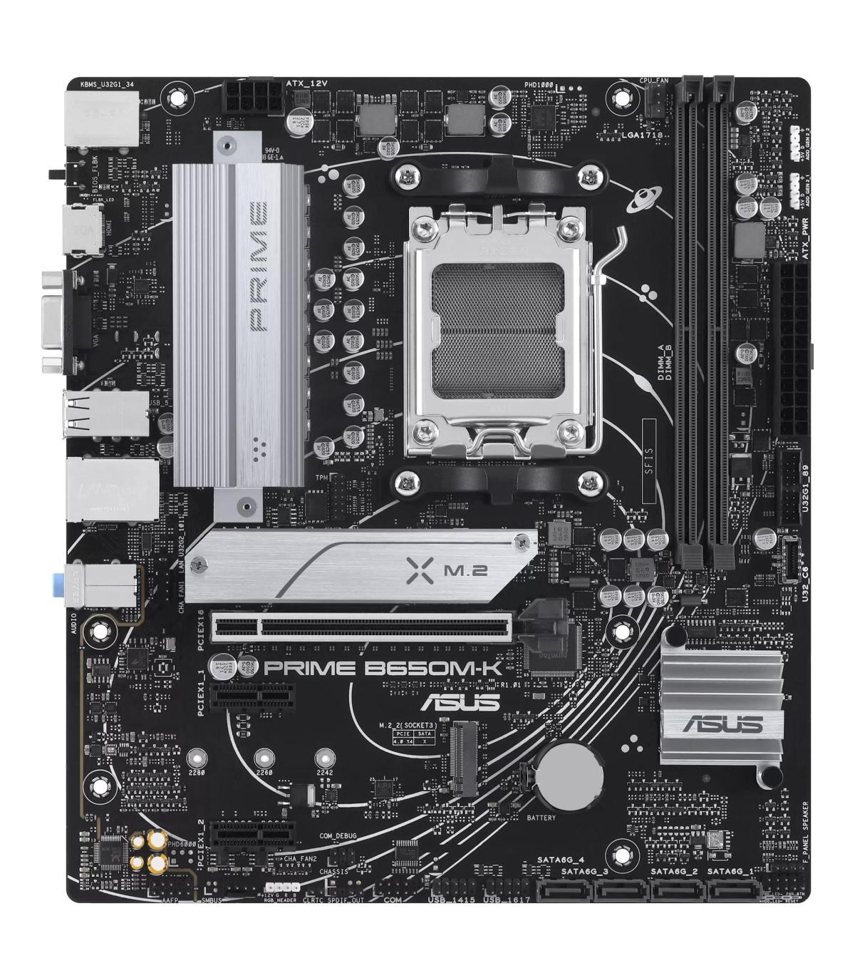 ASUS PRIME B650M-K AMD B650 Zcalo AM5 Micro ATX