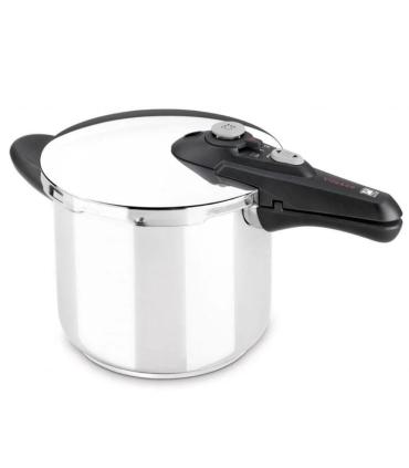 Olla a Presin Bra Vitesse A185103/ 22cm/ 7L/ Acero Inoxidable/ Apta para Induccin