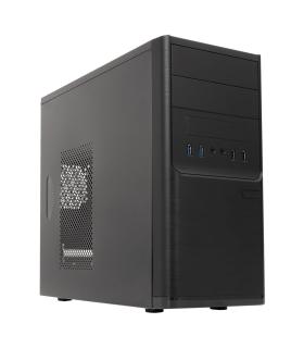 Caja MicroATX Unykach Dark Shadow Negra - FA 500w - 2x USB 2.0 + 2x USB 3.0 Frontales - 2 Bahas 5.25" + 1 Baha 3.5