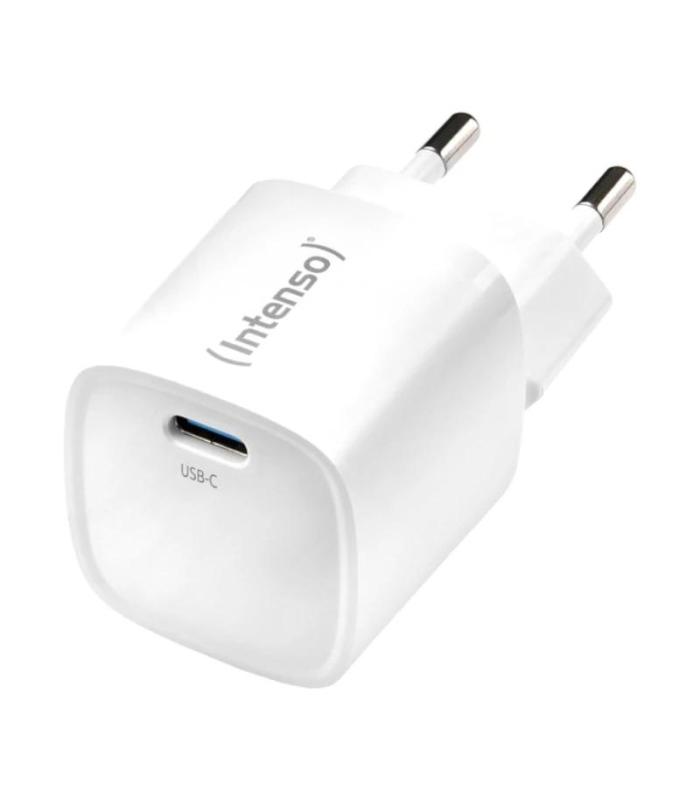 Intenso | Cargador pared GaN W30C USB-C Blanco