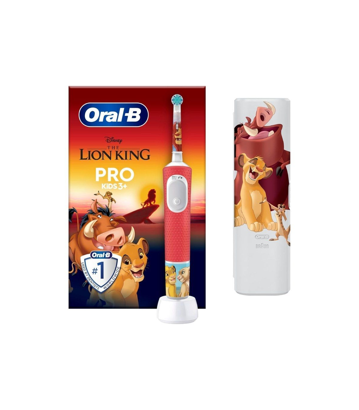 Cepillo Dental Oral-B Pro Kids 3 Rey Len/ Incluye 1 Recambio