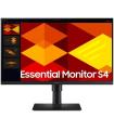 Monitor Profesional Samsung Essential Monitor S4 S40GD S24D402GAU/ 24\'/ Full HD/ Regulable en altura/ Negro
