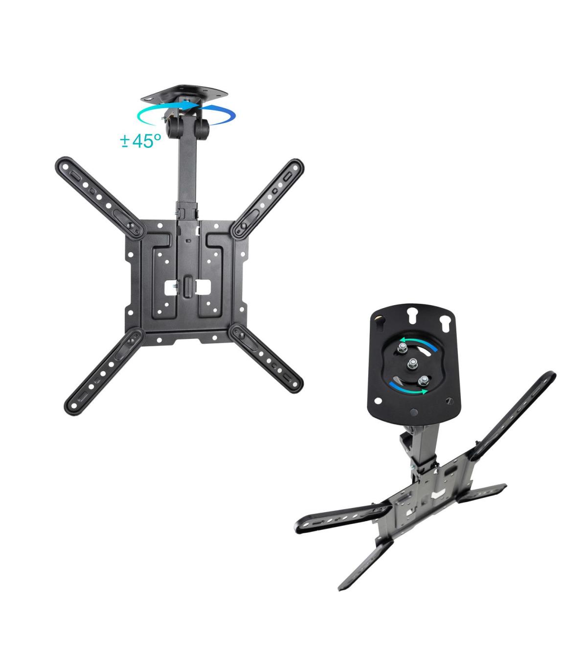 Soporte De Techo Giratorio  Inclinable TooQ LPCE1123TSLI-B Para TV De 23-55'  Hasta 20kg