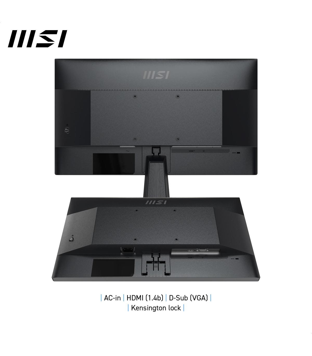 MSI MP225V Monitor 21.5" VA FHD 100hz 1ms VGA HDMI