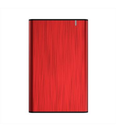 AISENS Caja Externa 2,5" ASE-2525RED 9.5mm SATA a USB 3.0 USB3.1 Gen1, Rojo