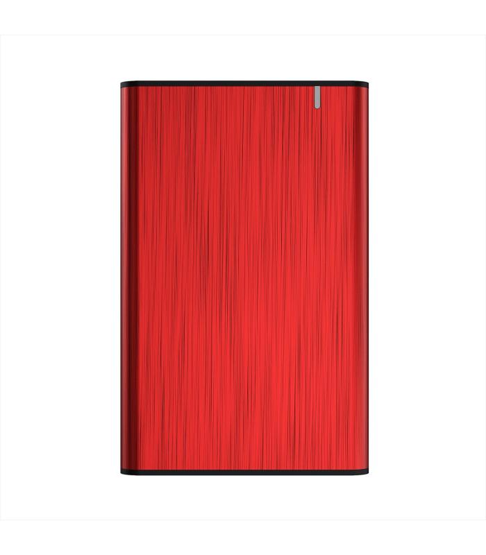 AISENS Caja Externa 2,5" ASE-2525RED 9.5mm SATA a USB 3.0 USB3.1 Gen1, Rojo