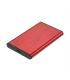 AISENS Caja Externa 2,5" ASE-2525RED 9.5mm SATA a USB 3.0 USB3.1 Gen1, Rojo