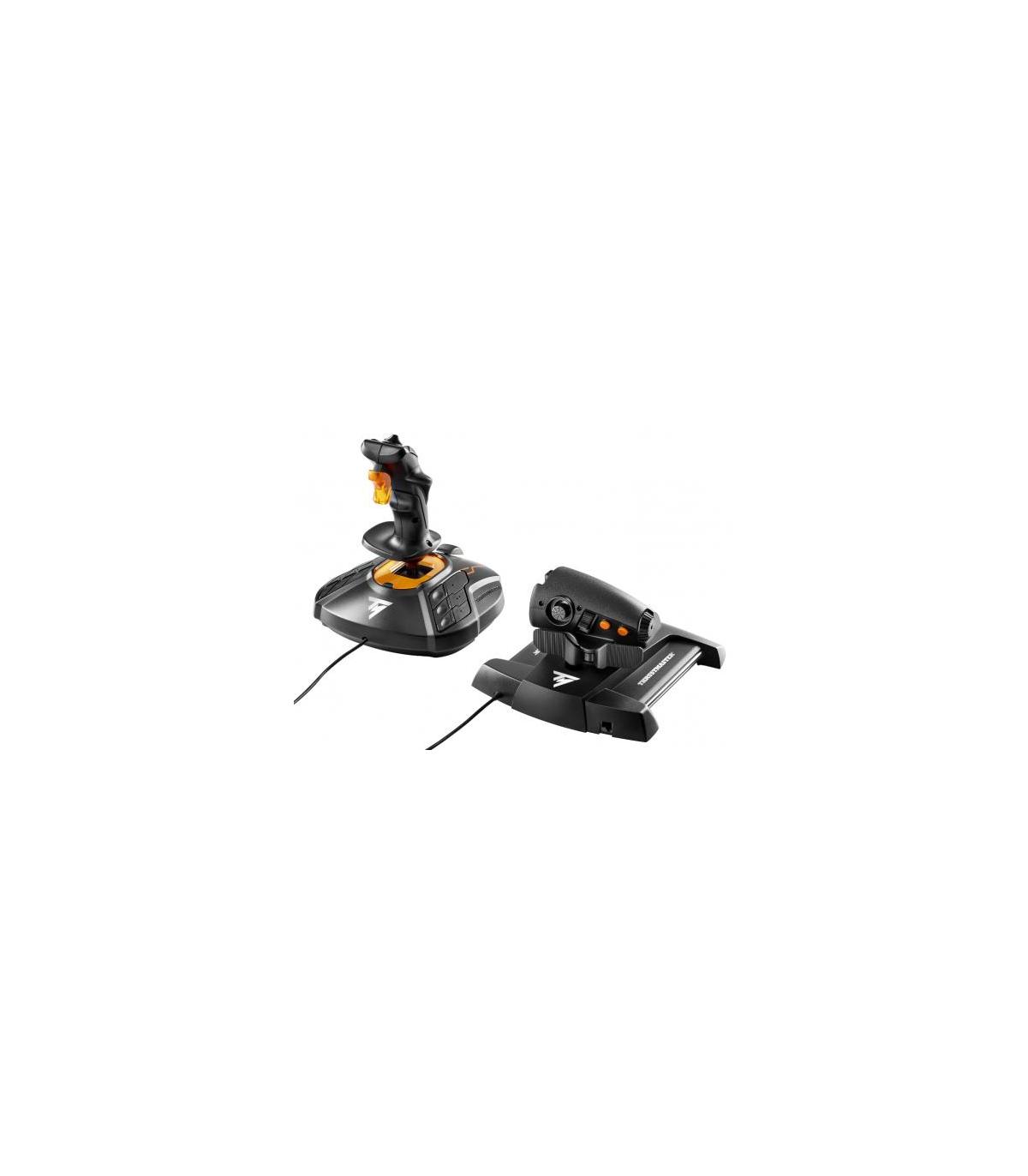Thrustmaster T.16000M FCS Hotas Palanca De Mando Mac,PC Analgico Digital USB Negro, Naranja