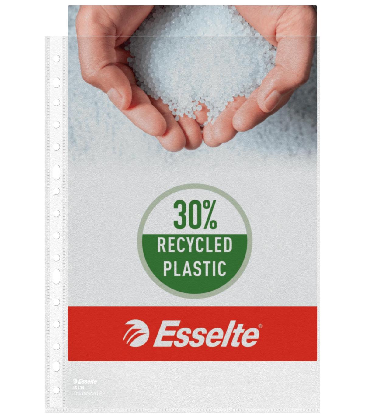 CAJA 100 FUNDAS POLIPROPILENO MULTITALADRO FORMATO FOLIO 80 MICRAS 16 TALADROS TRANSPARENTE ESSELTE 46134