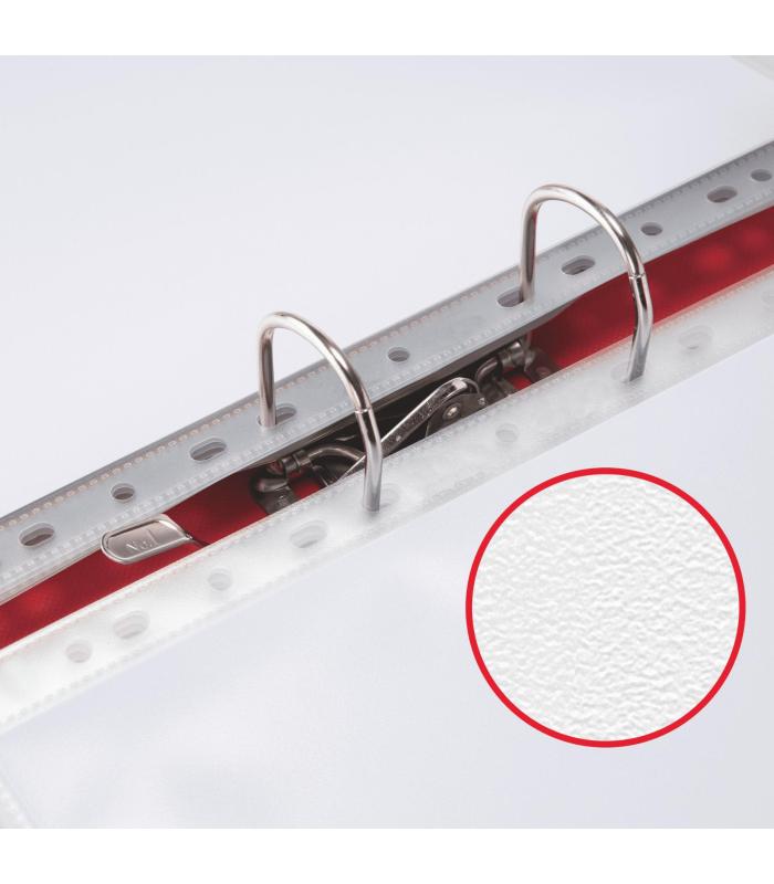 CAJA 100 FUNDAS POLIPROPILENO MULTITALADRO FORMATO FOLIO 80 MICRAS 16 TALADROS TRANSPARENTE ESSELTE 46134