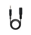 Nanocable 10.24.0205 cable de audio 5 m 3,5mm Negro