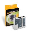 AISENS A142-0312 comprobador de cables de red Comprobador de cables UTP STP Gris