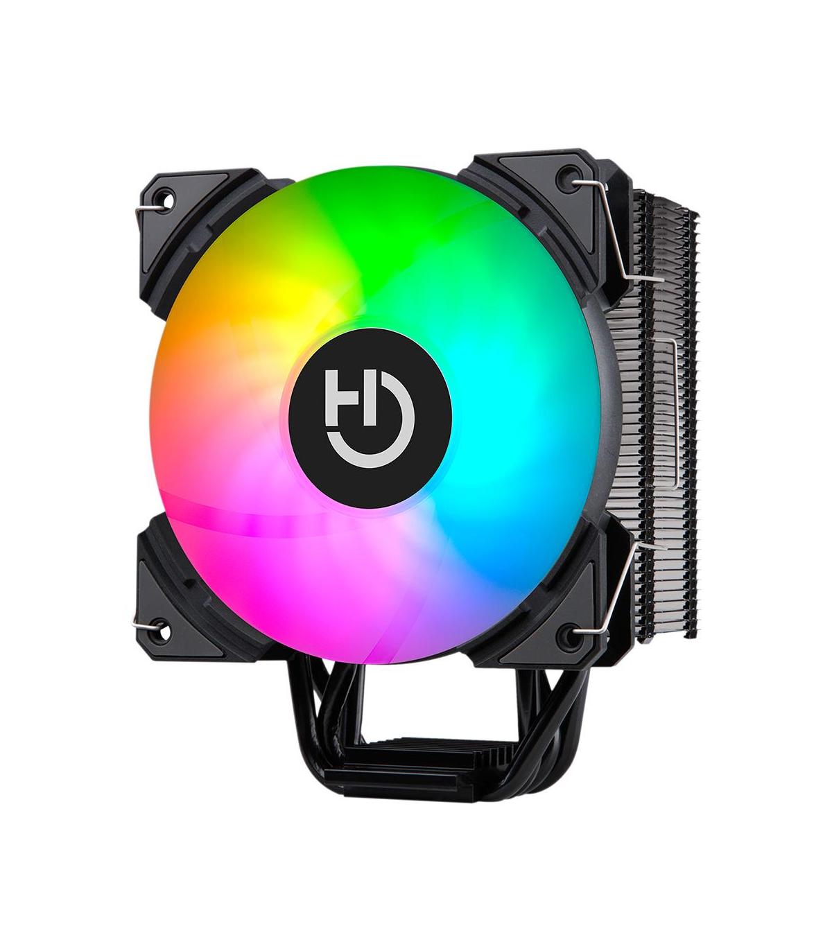 Hiditec C12 PWM ARGB Procesador Refrigerador de aire Negro 1 pieza(s)