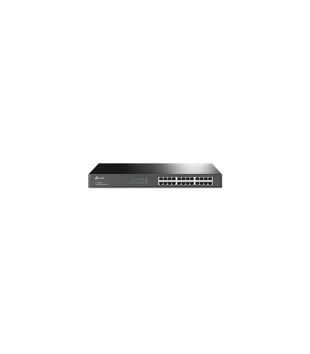 TP-Link TL-SG1024 No administrado Gigabit Ethernet (10 100 1000) 1U Negro