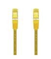 AISENS Cable De Red Latiguillo RJ45 LSZH Cat.7 600 MHz S FTP PIMF AWG26, Amarillo, 1.0 m