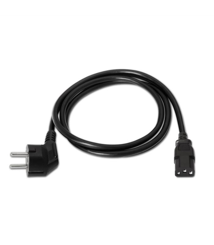 AISENS A132-0168 cable de transmisión Negro 3 m CEE7 7 C13 acoplador