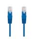 Nanocable CABLE RED LATIGUILLO RJ45 CAT.6 UTP AWG24, AZUL, 0.5 M